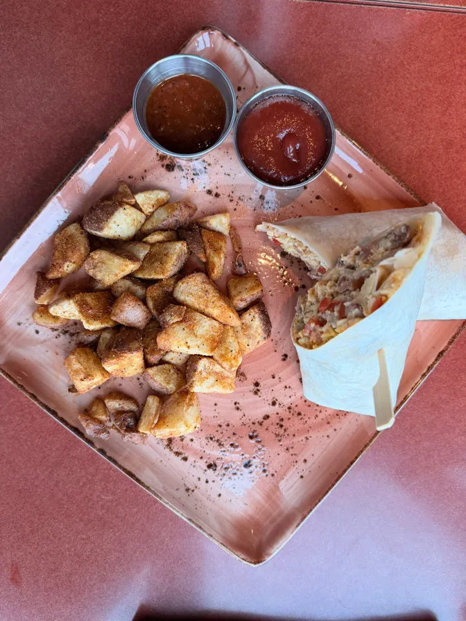 Photo of burrito's packaging